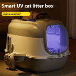 Fully Enclosed Litter Box Supplier - Oversized Splash Proof Plastic PP Bin