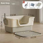 Combination Litter Box Factory - Super Large Semi Enclosed Sand Filter Plate