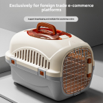 Portable Pet Carrier Factory - Detachable PP Plastic Ventilated Air Transport Box