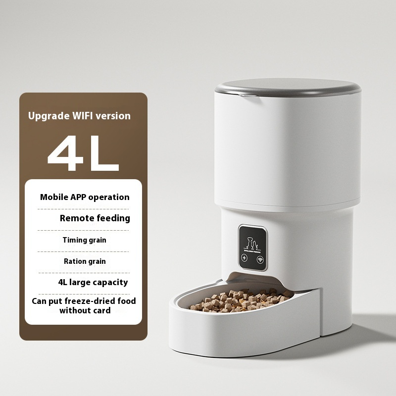 Intelligent Pet Feeder Supplier - Portable Stainless Steel Timed Remote Control