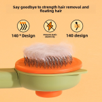 Pet Grooming Comb Factory - Steel Plastic Hair Removal Comb Cartoon Style