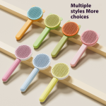 Pet Grooming Comb Factory - Steel Plastic Hair Removal Comb Cartoon Style