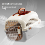 Portable Pet Carrier Factory - Detachable PP Plastic Ventilated Air Transport Box