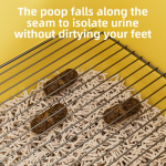 Bathtub Dog Toilet Supplier - Iron Mesh Durable PP Plastic Splash Proof