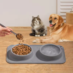 硅胶狗碗工厂-易清洁无毒BPA免费