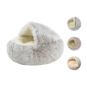 Plush Cat Bed Manufacturer - Best Selling Soft Donut Cave