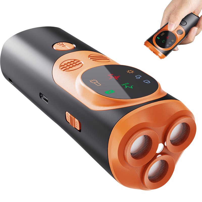 Ultrasonic Dog Trainer Factory - Rechargeable 3-Head LED Light