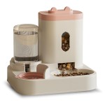 Automatic Pet Dispenser Supplier - New Design 2-in-1 Food Water Bowl
