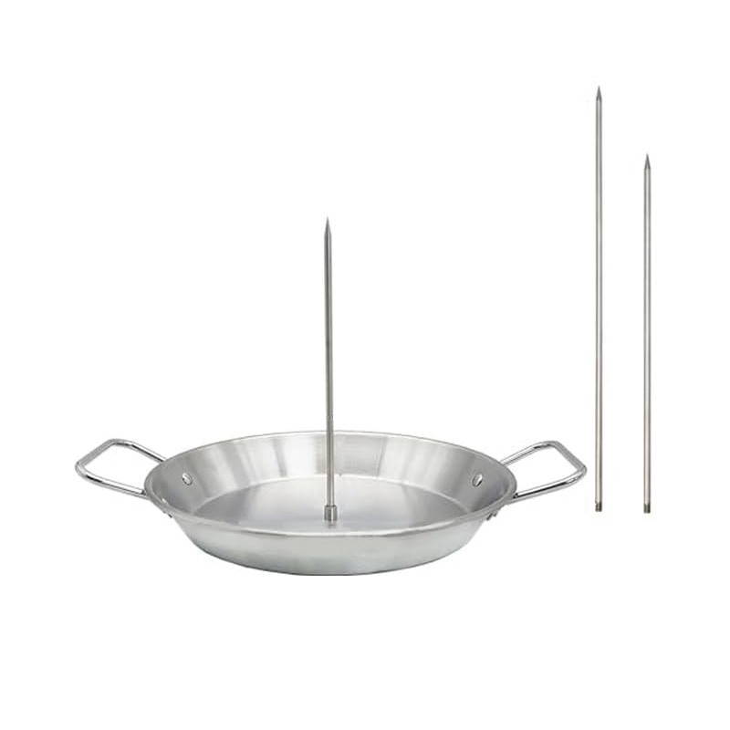 Al Pastor Skewer Supplier - Stainless Steel Vertical Stand with 3 Skewers