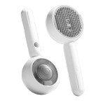 Pet Grooming Comb Supplier - Wholesale Round Soft Handle Steel Needle Brush