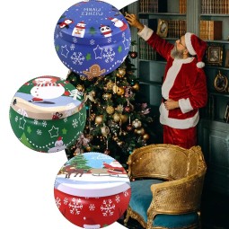 Candle Jar Manufacturer - YOSHI Christmas 2.2oz 4.4oz Round Tin Can