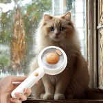 Pet Grooming Comb Supplier - Wholesale Round Soft Handle Steel Needle Brush