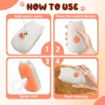 Self Cleaning Pet Brush Factory - 3 in 1 Grooming Steam Brush for Cats
