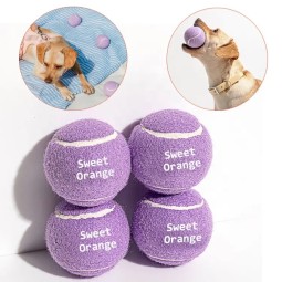 Dog Chew Toys Factory - Free Custom Logo Eco-Friendly Rubber Tennis Balls