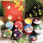 Candle Jar Manufacturer - YOSHI Christmas 2.2oz 4.4oz Round Tin Can