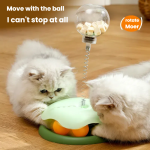 Pet Treat Dispenser Supplier - Hot Sale Spring Leak Food Ball Cat Dog