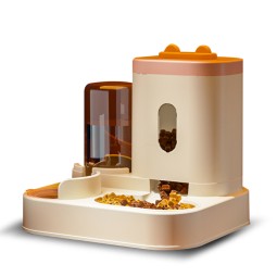 Automatic Pet Dispenser Supplier - New Design 2-in-1 Food Water Bowl