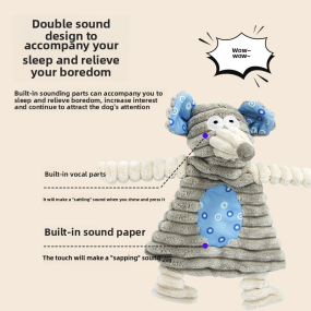 Pet Chew Toy Manufacturer - Eco-Friendly Corduroy Bite Resistant