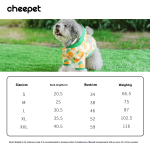 Puppy Clothes Factory - Summer Printed Fruit Hawaiian Style