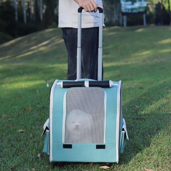 Pet Carrier Manufacturer - Adjustable Luxury Detachable Wheels