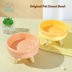 Cat Bowl Factory - New Eco-Friendly Solid Donut Macaron