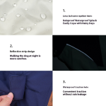 Pet Raincoat Supplier - Teddy Bichon Four-Legged Waterproof