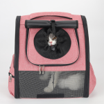 Pet Carrier Backpack Supplier - Hot Selling Pink Fashionable Outdoor