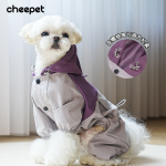 Pet Raincoat Supplier - Teddy Bichon Four-Legged Waterproof