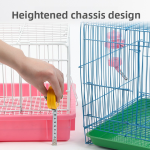 Guinea Pig Cage Factory - Premium Plastic with Button Closure Small Pets