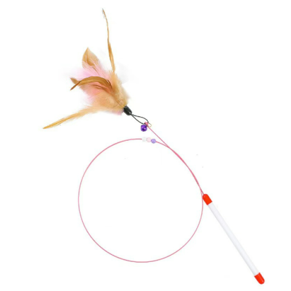 Cat Teaser Stick Supplier - Wholesale Custom OEM Classic Feather Mouse Wand