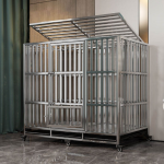 Dog Crate Factory - Wholesale Strong Large Stainless Steel Kennel Cage