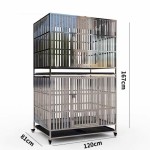 Pet Cage Factory - Hot Sale Foldable Double Single Door Stainless Steel