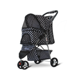 Dog Trolley Supplier - Easy Folding with 4 Wheel Carts Pet Stroller
