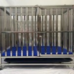 Dog Crate Factory - Wholesale Strong Large Stainless Steel Kennel Cage