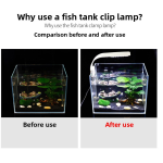 Fish Tank Light Factory - Modern Style Mini LED Thin Waterproof Clip-On