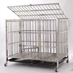 Pet Crate Supplier - Big Dogs Outdoor Stainless Steel Enclosed Folding