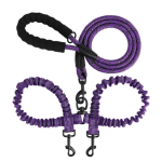 Dog Leash Manufacturer - Double Headed Anti Winding Elastic Nylon