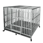 Pet Cage Factory - Hot Sale Foldable Double Single Door Stainless Steel