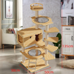 Cat Tree Supplier - Hot Sale Large Tower Houses Cratcher Climbing Tree