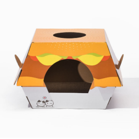 Cat Scratch Board Supplier - Wholesale Hamburg Cute Toy House for Cats