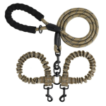 Dog Leash Manufacturer - Double Headed Anti Winding Elastic Nylon