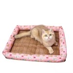 Pet Bed Mat Manufacturer - Modern PVC SquarePad with Rattan for Cat Dog