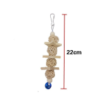 Wood Bird Toy Supplier - Natural with Swing Chewing Teething Pendant Starling