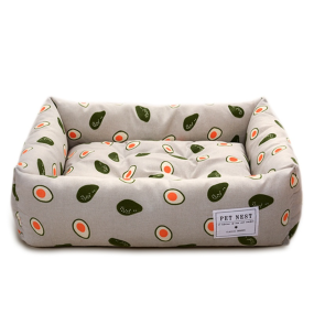Dog Cat Bed Manufacturer - All-Season Creative Printed Square Removable