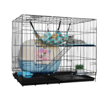 Cat Cage Supplier - Top Quality Durable Foldable Wire Metal with Wheels