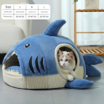 Plush Pet Toy Supplier - Trendy Cute Shark All-Season Thickened Winter Warm