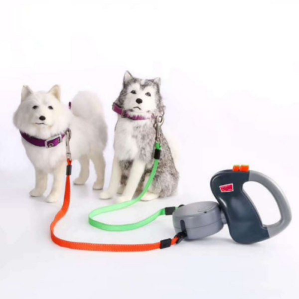 Pet Leash Factory - Automatic Telescopic Traction Waterproof Rope Double