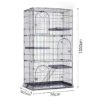 Pet House Supplier - Multi Functional Multi-layer Metal Cat Dog Cage