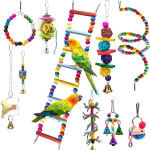 Bird Toys Manufacturer - Eco-Friendly Educational Wood Perch Cage Swing