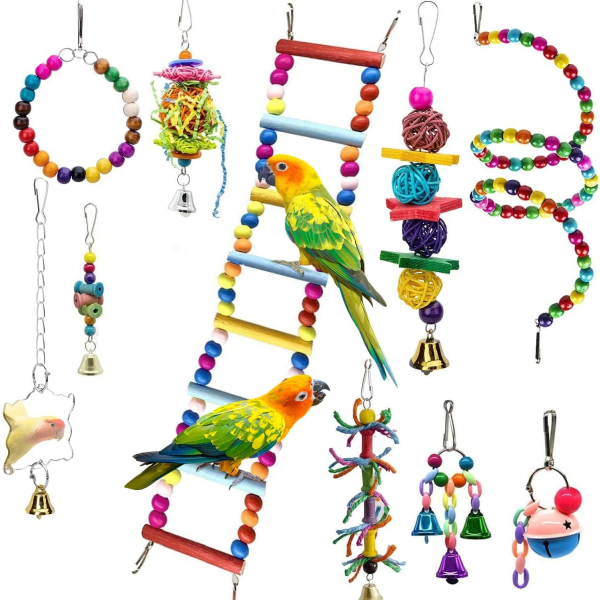 Bird Toys Manufacturer - Eco-Friendly Educational Wood Perch Cage Swing